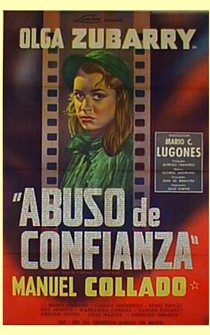 Poster Abuso de confianza