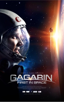 Poster Gagarin. Pervyy v kosmose