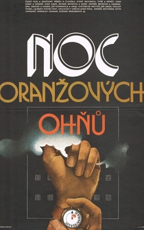 Poster Noc oranzových ohnu