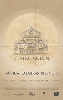 Poster Teatro Colón, música, palabras, silencios