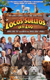 Poster Locos sueltos en el zoo