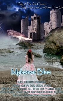 Poster Mykonos Blue