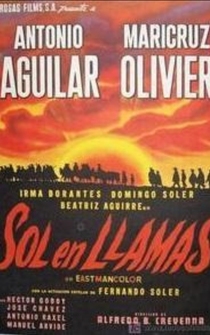 Poster Sol en llamas