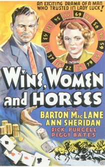 Poster Wine, Women and Horses