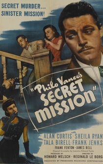 Poster Philo Vance's Secret Mission