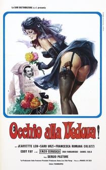 Poster Occhio alla vedova!