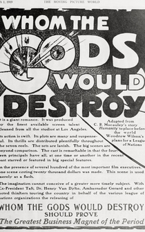 Poster Whom the Gods Would Destroy