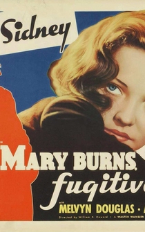 Poster Mary Burns, Fugitive