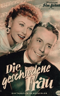 Poster Die geschiedene Frau