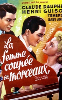 Poster Une femme coupée en morceaux