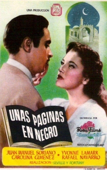 Poster Unas páginas en negro